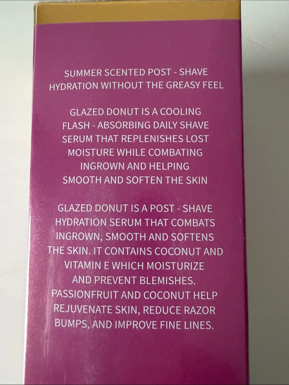 BRAND NEW! TRULY Glazed Donut After Shave Oil